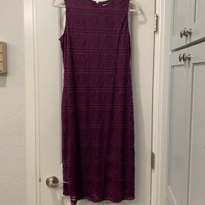 Women’s burgundy dress. Size 6